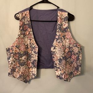 flower floral vest.  A2